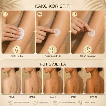 🪐🪐Uštedite do 85% na Trilumia® flasterima za preplanuli ten bez sunca ☀️ Zlatno brončani sjaj bez UV zraka ✨ Prirodan ten do 14 dana
