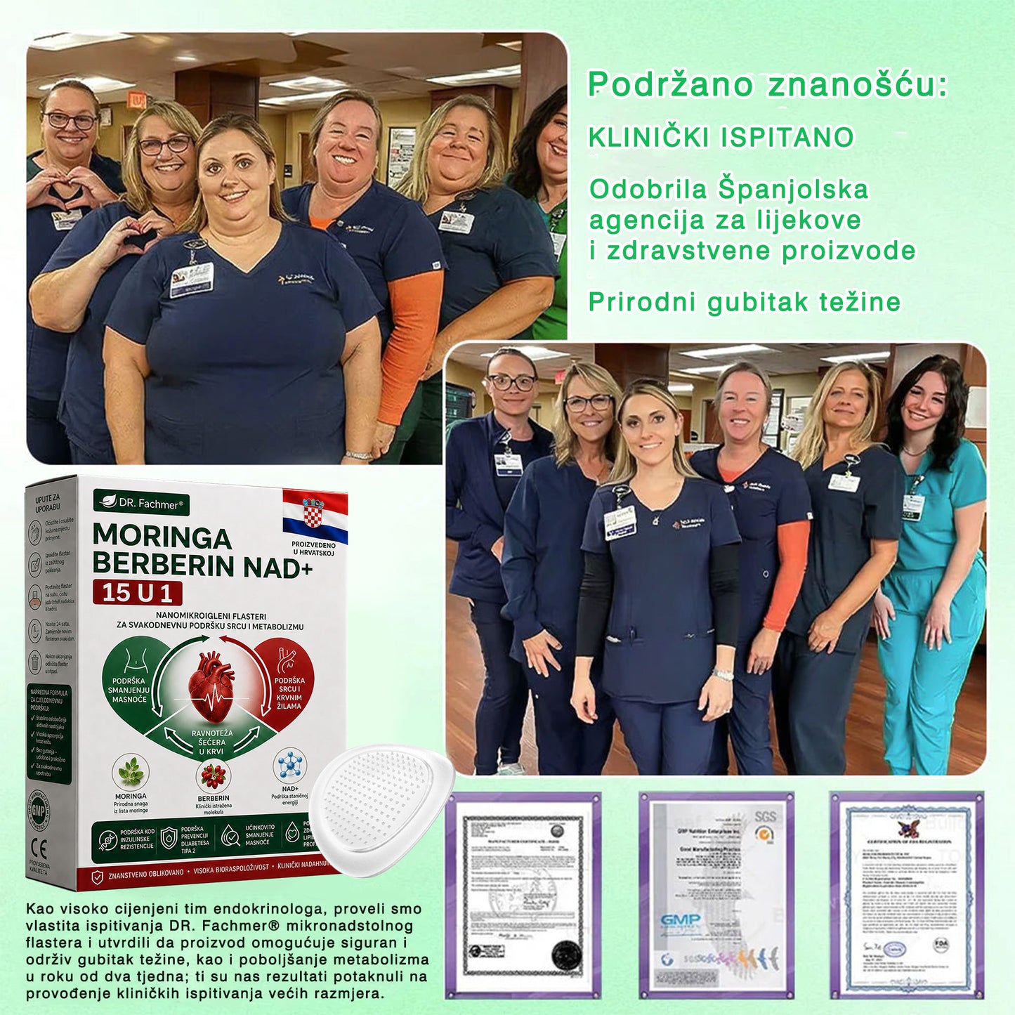 💡DR.Fachmer® Moringa Berberin NAD+ 15-u-1 Nano-mikroigleni Flaster | Nova generacija njege tijela s naprednom nano formulom💡