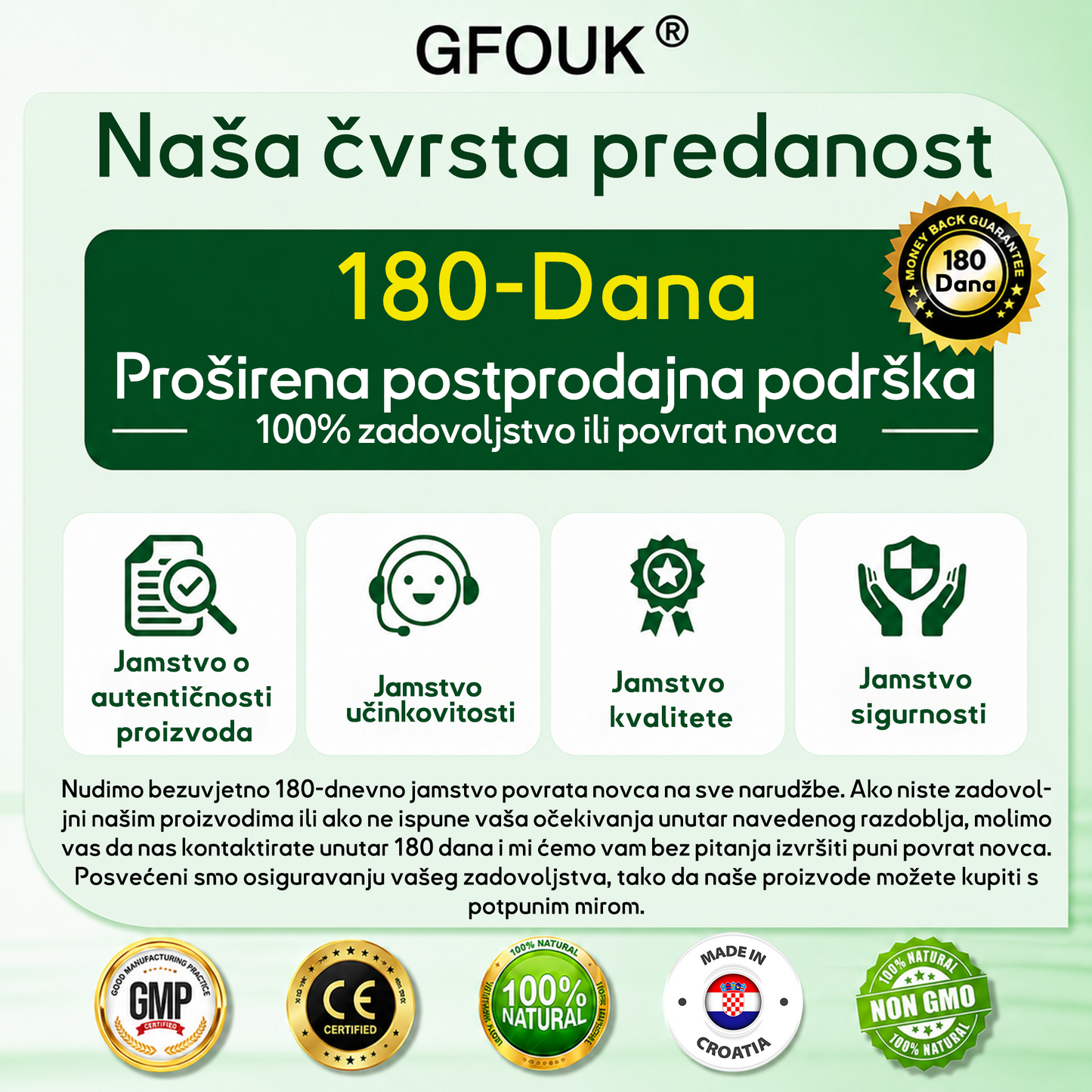 Službena HR trgovina 🇭🇷 | 𝑮𝑭𝑶𝑼𝑲® Napredni nano sustav za jednokratnu dnevnu njegu