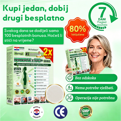 🍗DR.Fachmer® Moringa Berberin NAD+ 15-u-1 Nano-mikroigleni Flaster | Nova generacija njege tijela s naprednom nano formulom🍗