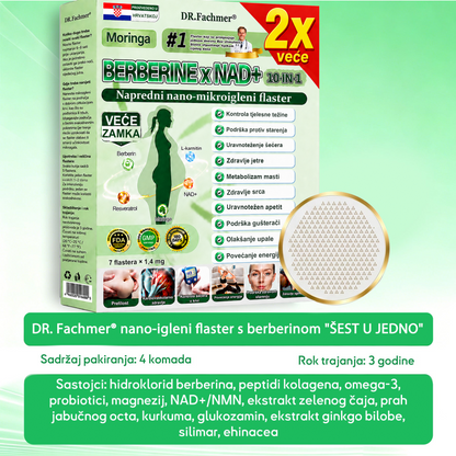 🍗DR.Fachmer® Moringa Berberin NAD+ 15-u-1 Nano-mikroigleni Flaster | Nova generacija njege tijela s naprednom nano formulom🍗