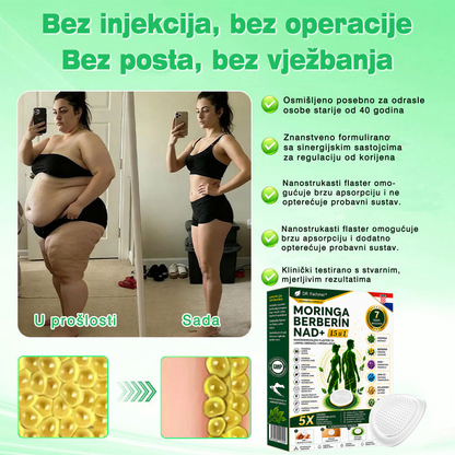 📗DR.Fachmer® Moringa Berberin NAD+ 15-u-1 Nano-mikroigleni Flaster | Nova generacija njege tijela s naprednom nano formulom