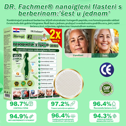 🍗DR.Fachmer® Moringa Berberin NAD+ 15-u-1 Nano-mikroigleni Flaster | Nova generacija njege tijela s naprednom nano formulom🍗