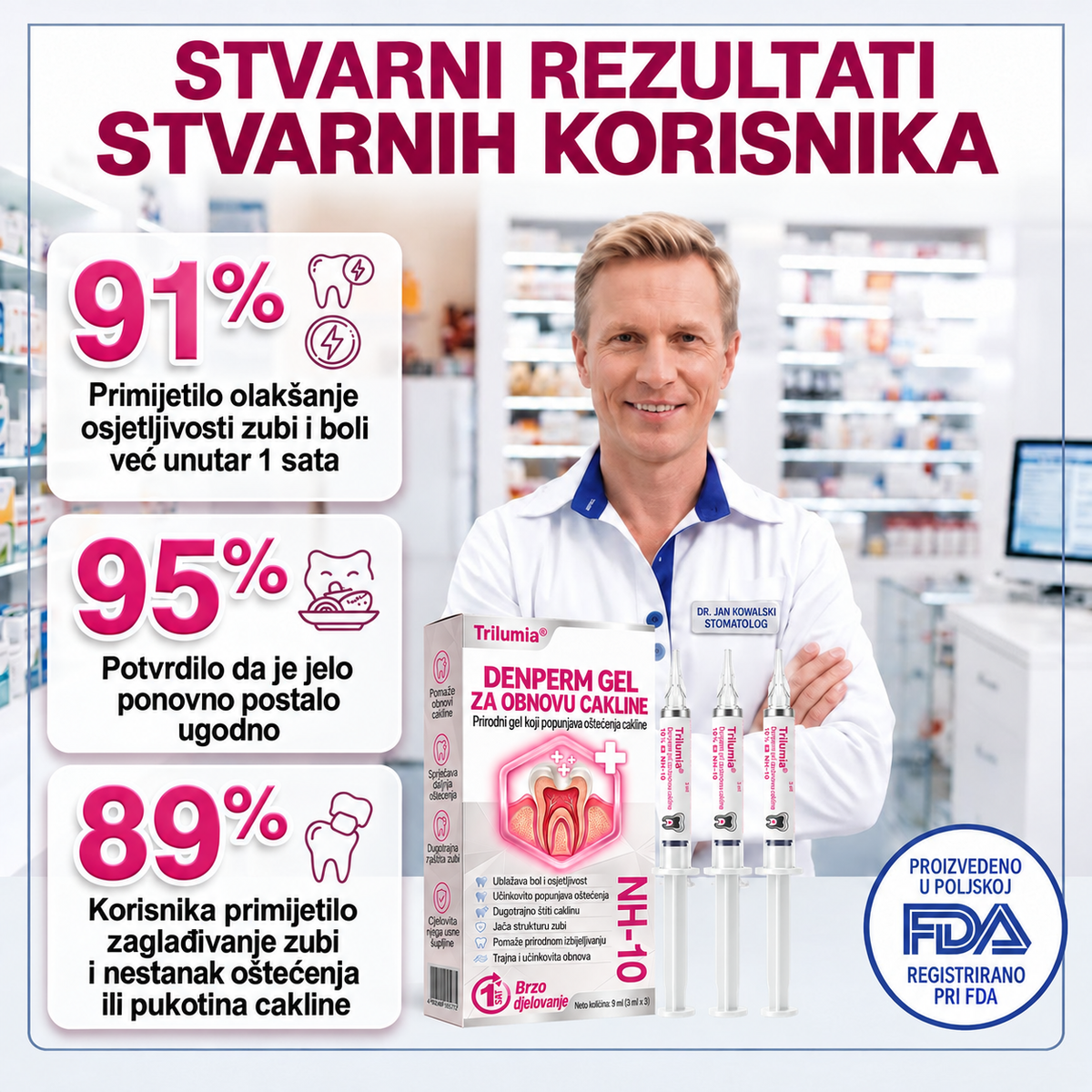 Rolimey® DenPerm – gel za obnovu zubne cakline i sanaciju karijesa
