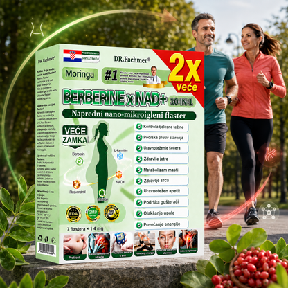 🍗DR.Fachmer® Moringa Berberin NAD+ 15-u-1 Nano-mikroigleni Flaster | Nova generacija njege tijela s naprednom nano formulom🍗