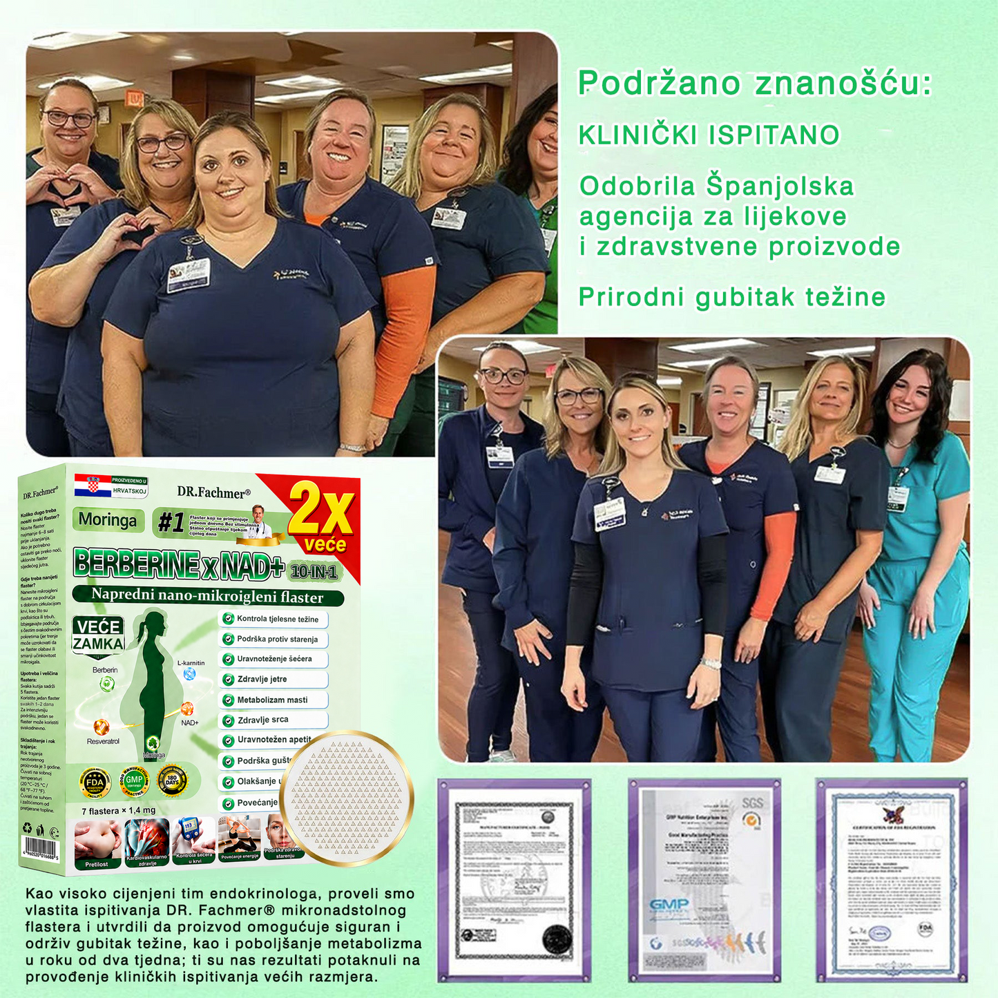 🍗DR.Fachmer® Moringa Berberin NAD+ 15-u-1 Nano-mikroigleni Flaster | Nova generacija njege tijela s naprednom nano formulom🍗