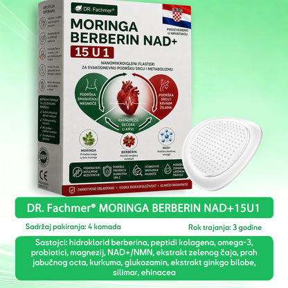 💡DR.Fachmer® Moringa Berberin NAD+ 15-u-1 Nano-mikroigleni Flaster | Nova generacija njege tijela s naprednom nano formulom💡