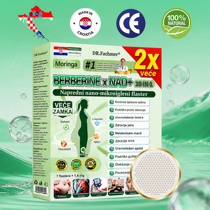 🍗DR.Fachmer® Moringa Berberin NAD+ 15-u-1 Nano-mikroigleni Flaster | Nova generacija njege tijela s naprednom nano formulom🍗