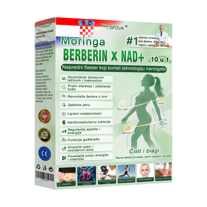 💡GFOUK® Moringa Berberin NAD+ 15-u-1 Nano-mikroigleni Flaster | Nova generacija njege tijela s naprednom nano formulom 💡