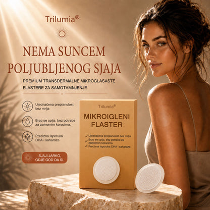 🪐🪐Uštedite do 85% na Trilumia® flasterima za preplanuli ten bez sunca ☀️ Zlatno brončani sjaj bez UV zraka ✨ Prirodan ten do 14 dana