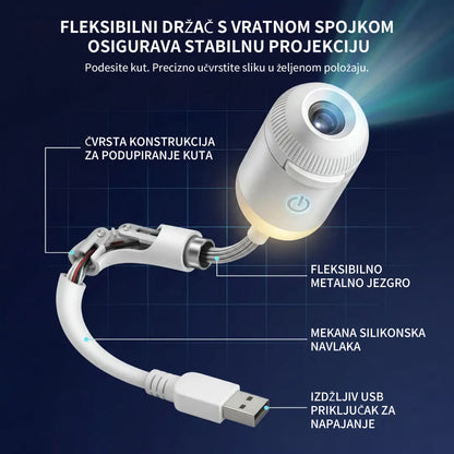 ⭐BVJ® PAMETNA PROJEKCIJA SLJEDEĆE GENERACIJE📽️ HD pametni dinamički 5D holografski noćni projektor