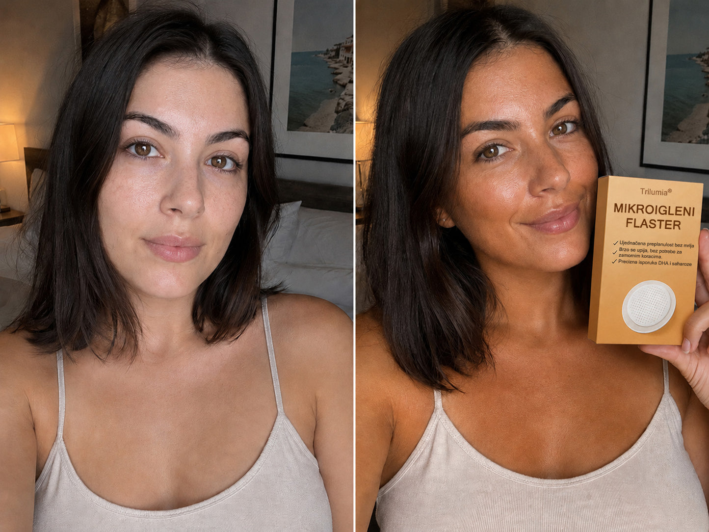 🪐🪐Uštedite do 85% na Trilumia® flasterima za preplanuli ten bez sunca ☀️ Zlatno brončani sjaj bez UV zraka ✨ Prirodan ten do 14 dana