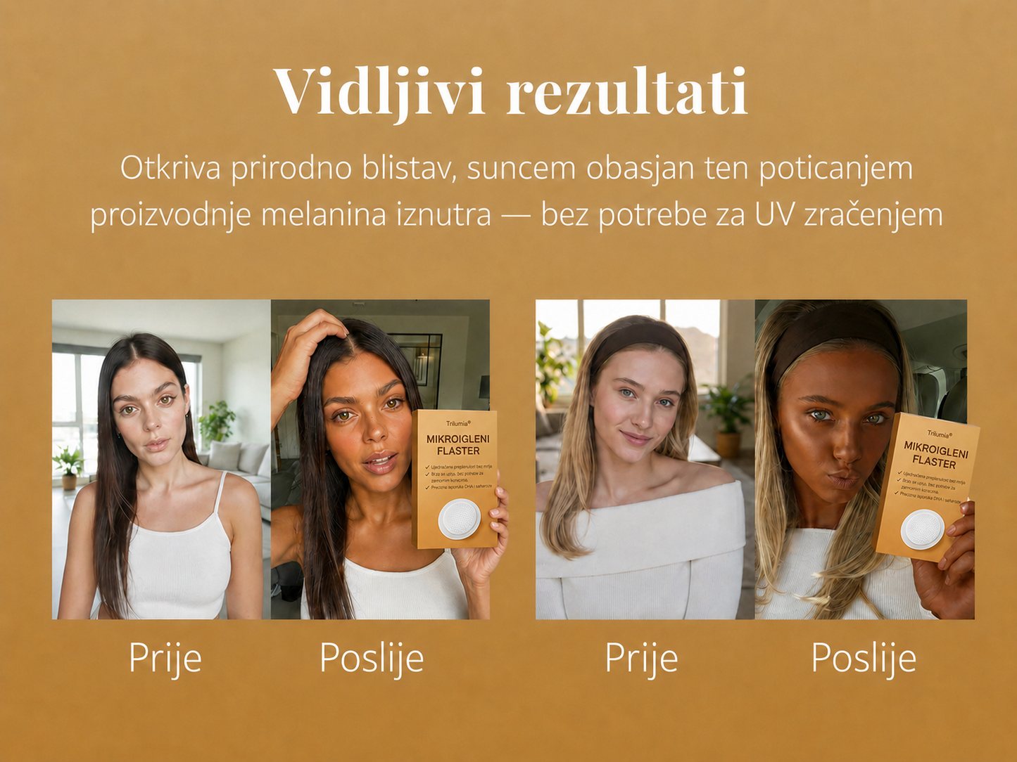 🪐🪐Uštedite do 85% na Trilumia® flasterima za preplanuli ten bez sunca ☀️ Zlatno brončani sjaj bez UV zraka ✨ Prirodan ten do 14 dana